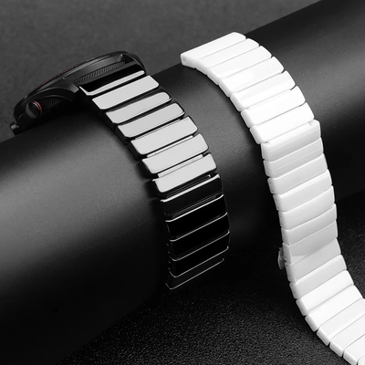 22mm Ceramic Strap for smartwatch-Black_img_1