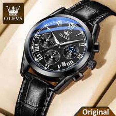 Fashionable Glass Quartz Analog Men's Watch_img_2