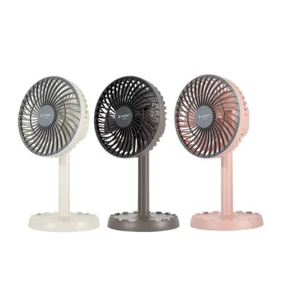 JYSUPER JY-2218 AC/DC Rechargeable 4000mAh Mini Desk Fan – Random Color