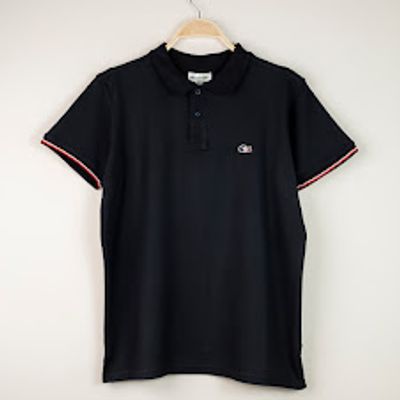 L1 100% Combed Cotton Polo Black_img_0
