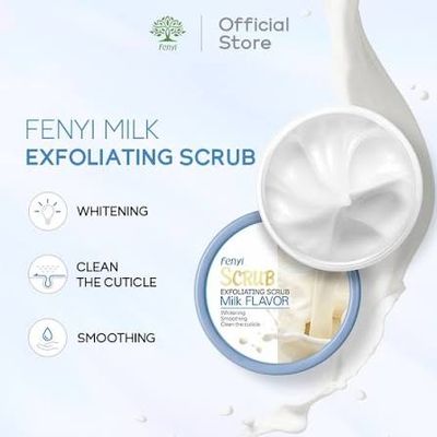 Fenyi Milk Flavor Body Scrub Exfoliating - 100gm_img_2