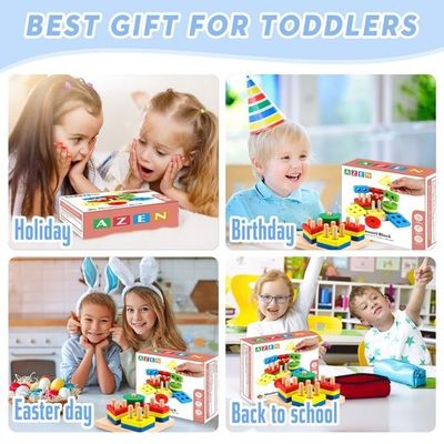 Montessori Wooden Shape Sorting Educational Puzzle Toy_img_6