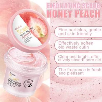 Fenyi Peach & Honey Exfoliating Body Scrub -100g_img_2