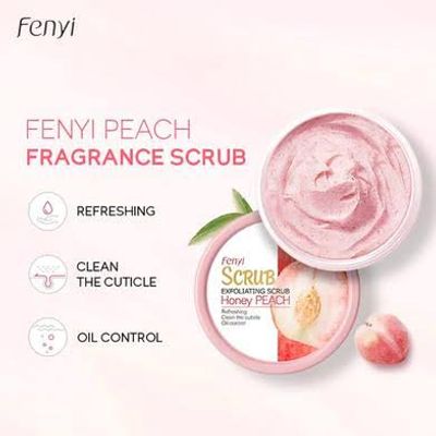 Fenyi Peach & Honey Exfoliating Body Scrub -100g_img_3