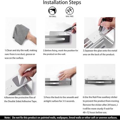 Aluminium Shower Shelf_img_7