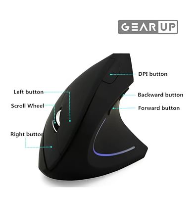 GearUP WM50 Ergonomic Bluetooth Wireless Vertical Mouse ._img_1
