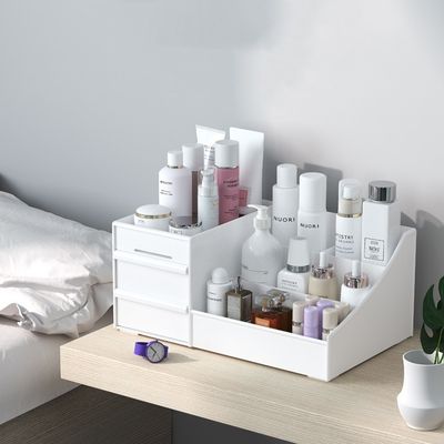 Plastic Cosmetic Drawer Container Makeup Organizer Box For Storage Make Up Jewelry Nail Holder Home Desktop Sundry Storage Case_img_1