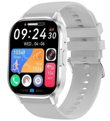 HK21 AMOLED স্মার্টওয়াচ এআই ভয়েস সহকারী – কালো রঙ HK21 AMOLED Smartwatch AI Voice Assistant – Black Color ._img_1