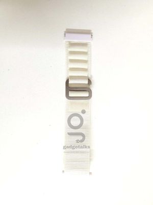 Pin Lock Fabric Stap For Smart Watch-22mm -White Color_img_0