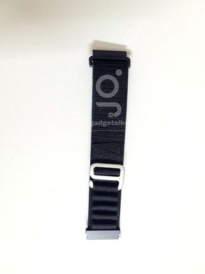 Pin Lock Fabric Stap For Smart Watch-20mm -Black Color_img_0