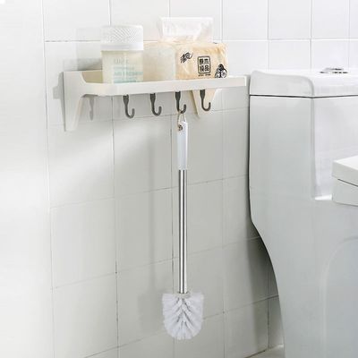 Adhesive Bathroom Shower Caddy No Drilling Installation 6.6 Lbs Bearing Weight Bathroom Shelf Kitchen Holder for Soap Shampoo Shower Gel Towels_img_2