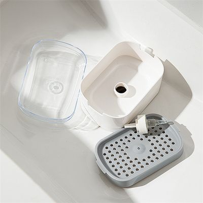 Dish Soap Dispenser for Kitchen Large Capacity Dish Soap Dispenser Convenient Kitchen Soap Dispenser with Sponge Holder 2-in 1 Soap Dispenser for Kitchen Innovation Kitchen Soap Dispenser_img_11