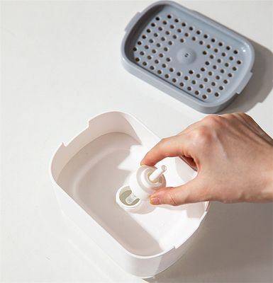 Dish Soap Dispenser for Kitchen Large Capacity Dish Soap Dispenser Convenient Kitchen Soap Dispenser with Sponge Holder 2-in 1 Soap Dispenser for Kitchen Innovation Kitchen Soap Dispenser_img_13
