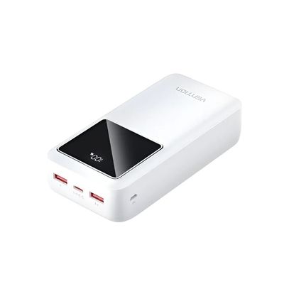 Vention FHMW0 30000mAh 22.5W Fast Charging Power Bank – White .