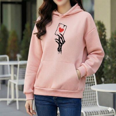 Premium Comfortable Printed Ladies Winter Hoodie_img_0