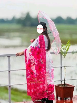 চান্দেরী সিল্ক ডিজিটাল প্রিন্ট শাড়ি_img_2