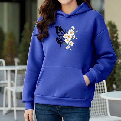 Premium Comfortable Printed Ladies Winter Hoodie_img_0