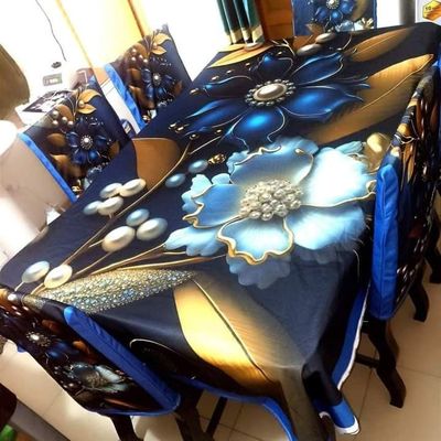 China Premium 3D Print Table Cloth Set_img_16
