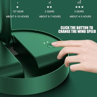 Telescopic Portable USB Folding Fan Retractable Floor Standing Fan_img_6