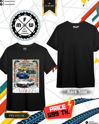 JAPANESE Car Show Premium T-shirt || Tees_img_0