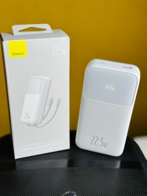 Baseus Comet Series 22.5W 20000mAh Dual Cable Digital Display Power Bank – Purple Color_img_7