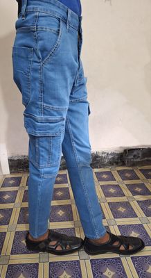 Premium Jeans Cargo ( Light Blue)_img_4