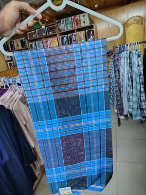 Authentic Sirajganj Lungi - Striped & Checkered Pattern_img_1
