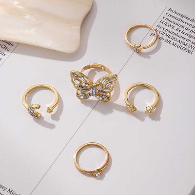বড় বাটারফ্লাই রিং সেট (৫পিছ ) N/A Big Butterfly Ring set (5 piece)N/A ._img_2