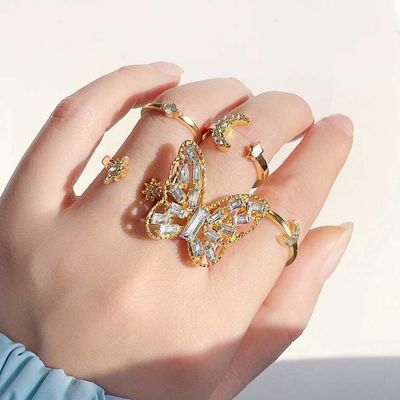 বড় বাটারফ্লাই রিং সেট (৫পিছ ) N/A Big Butterfly Ring set (5 piece)N/A ._img_3