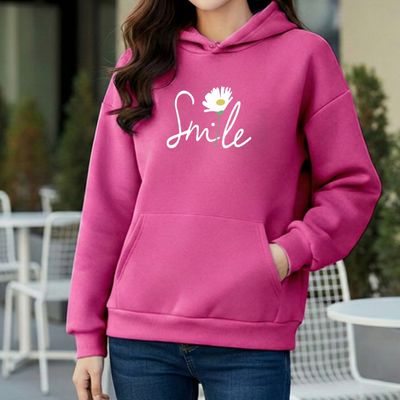 Premium Comfortable Printed Ladies Winter Hoodie_img_0