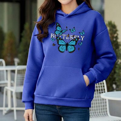 Premium Comfortable Printed Ladies Winter Hoodie_img_0