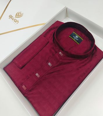 Royal Maroon Elegance Panjabi_img_1