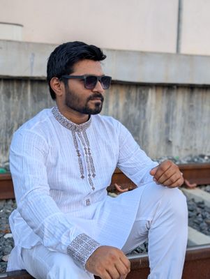 Premium Elite embroidered cuff style white panjabi_img_1
