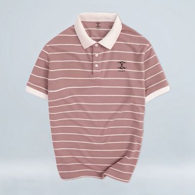 Premium Striped Polo T-Shirt_img_0