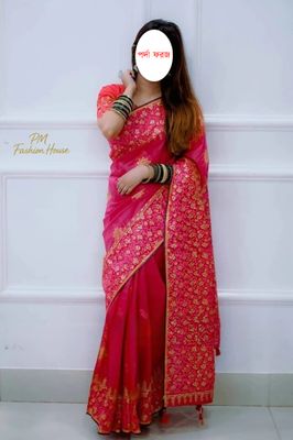 কুবাড়ি রেশম সিল্ক শাড়ি (ব্লাউজ পিস সহ)_img_0
