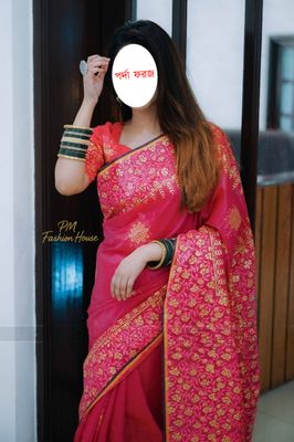 কুবাড়ি রেশম সিল্ক শাড়ি (ব্লাউজ পিস সহ)_img_1