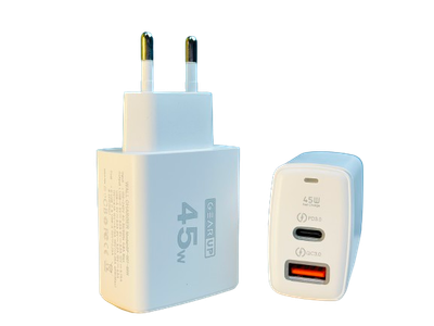 45W Fast Charging PD 3.0+ QC 3.0 USB Wall Charger_img_0