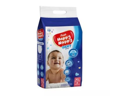 Fresh Happy Nappy Pant Diaper XL (12 -17 kg) 4 pcs_img_0