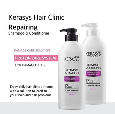 Kerasys Hair Clinic 17 Amino Balance Damage Care Solution Shampoo - 600ml_img_1