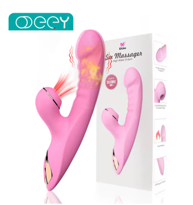 14 Modes Clit Sucker Rabbit Vibrator Dildo G Spot Sucking Stimulation Vaginal Masturbator Heating Goods Adult Sex Toys for Women_img_0