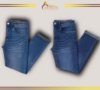 JEANS PANT -Light Blue & Dark Blue Wash Denim - 253069_img_1