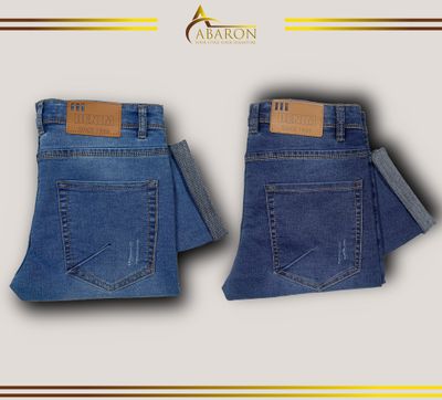 JEANS PANT -Light Blue & Dark Blue Wash Denim - 253069_img_2