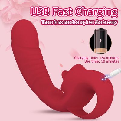 Clitoral Tongue Licking G Spot Vibrator Realistic Big Dildo Clitoralis Stimulator 10 Licking Vibrating Adult Sex Toys for Women_img_4