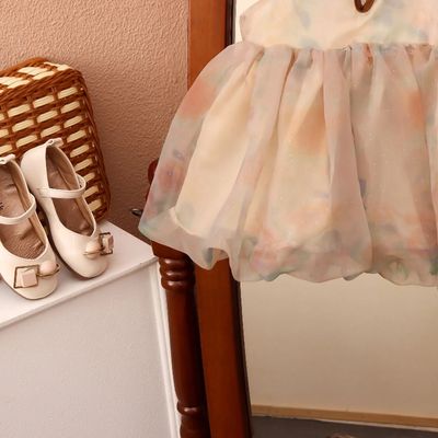 Baby Girl Flying Sleeves Big Bow Summer Princess Dress (6 months to 3 years)_img_4