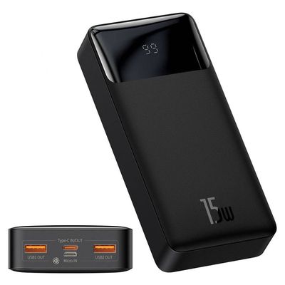 Baseus Bipow 20000mAh 15W পাওয়ার ব্যাঙ্ক – কালো রঙ ।_img_0
