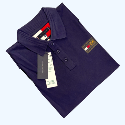 Tommy Hilfiger Men's Navy Blue Polo T-shirt_img_0