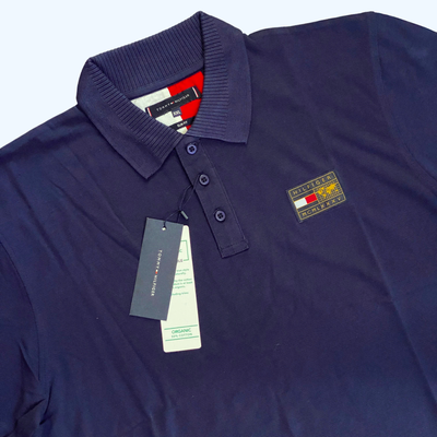 Tommy Hilfiger Men's Navy Blue Polo T-shirt_img_1