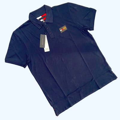 Tommy Hilfiger Men's Navy Blue Polo T-shirt_img_2