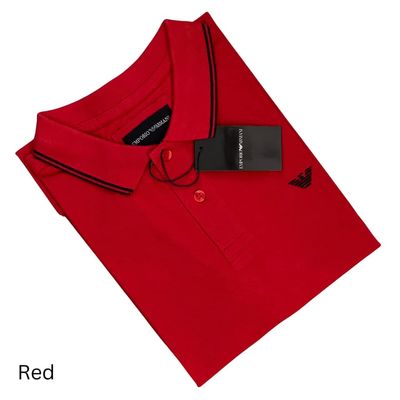 Emporio Armani Men's Red Polo T-shirt_img_0