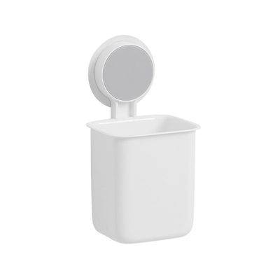 Toothbrush Holders, Bathroom Self Adhesive Shelf Toothbrush Rack Wall Hanging Toothpaste Organizer Kitchen Chopsticks Tableware Drain Storage Box_img_1